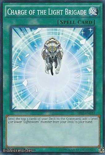 遊戯王 Charge of the Light Brigade 英語版 Amazon.com: Charge of the Light Brigade NM 1st Ed YuGiOh SR02 033
